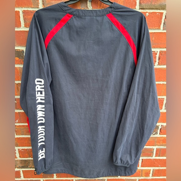 Cooperstown Dreams Park Men’s 1/4 Zip Long Sleeve Baseball Pullover Blue/Red XL - Picture 2 of 5